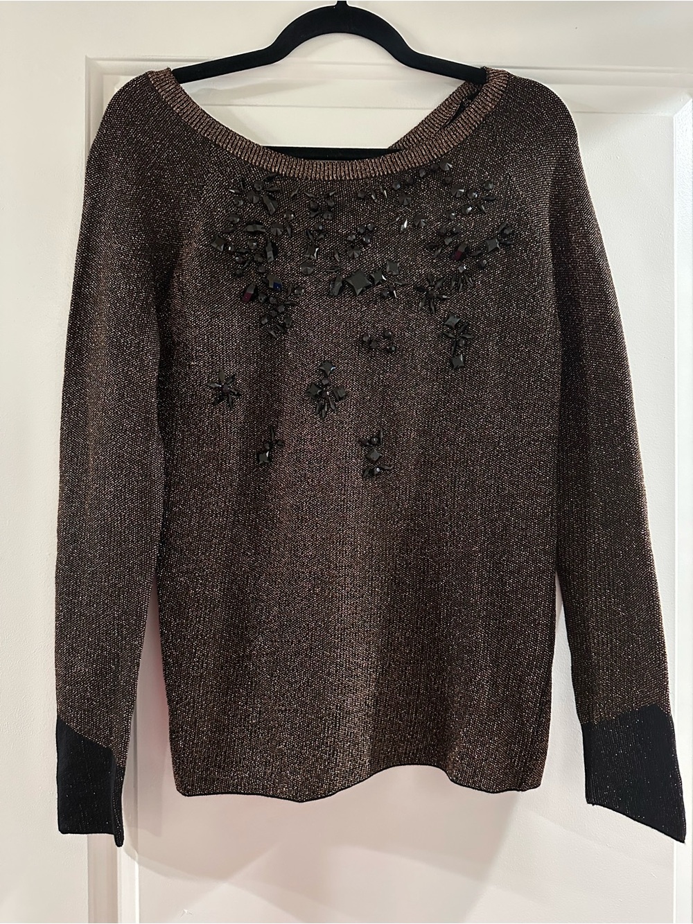 intissimi metallic sweater